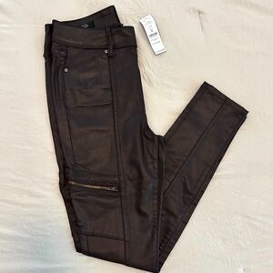 White House Black Market Leather Pants